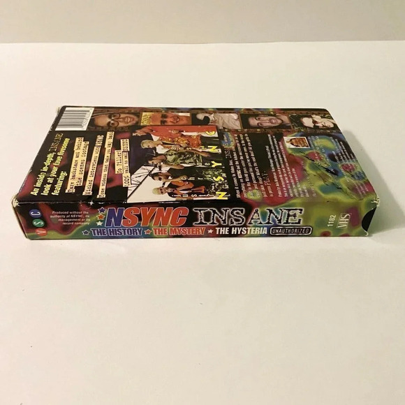 2000 N Sync Insane VHS  Tape The History Mystery Hysteria - Picture 4 of 11